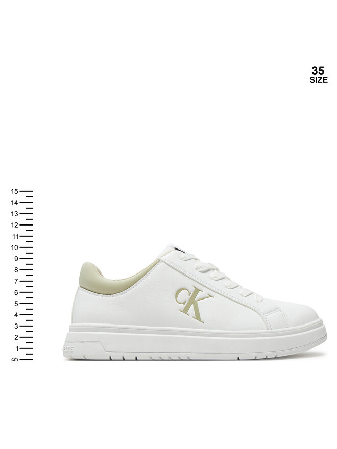 Calvin Klein Jeans Sneakers Calvin Klein Jeans Low Cut Lace-Up Sneaker V3X9-81058-1464 S Weiß