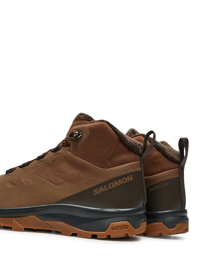 Salomon Trekkingi Salomon Outsnap Climasalomon™ Waterproof L47685000 Brązowy