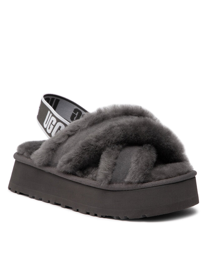 Ugg Pantuflas Ugg W Disco Cross Slide 1121550 Gris