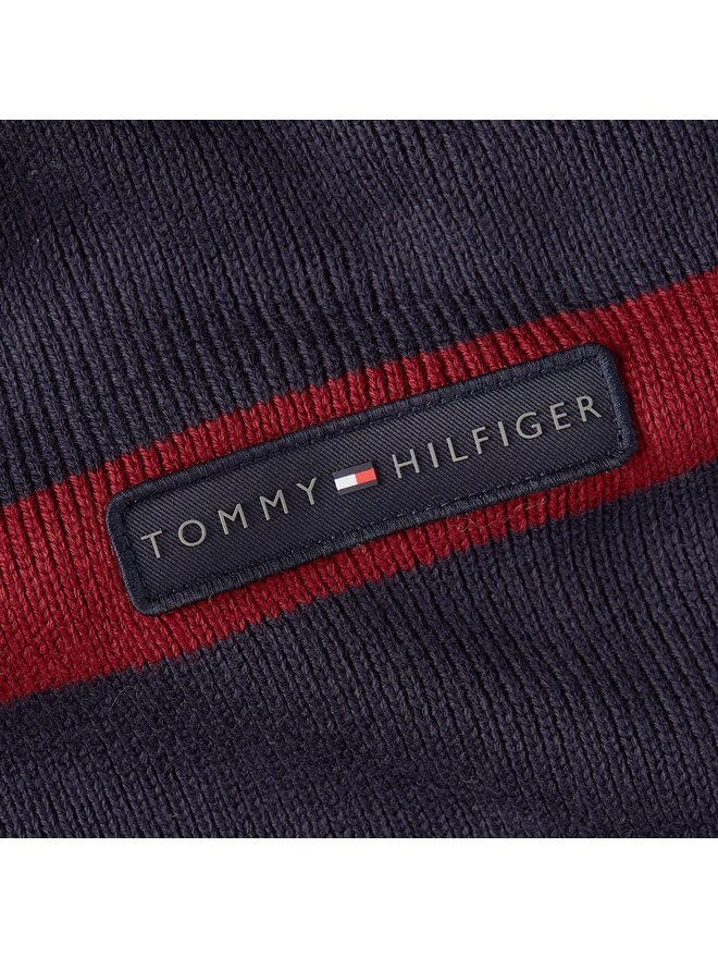 Tommy Hilfiger Schal Tommy Hilfiger Th Skyline Knit Scarf AM0AM11496 Dunkelblau