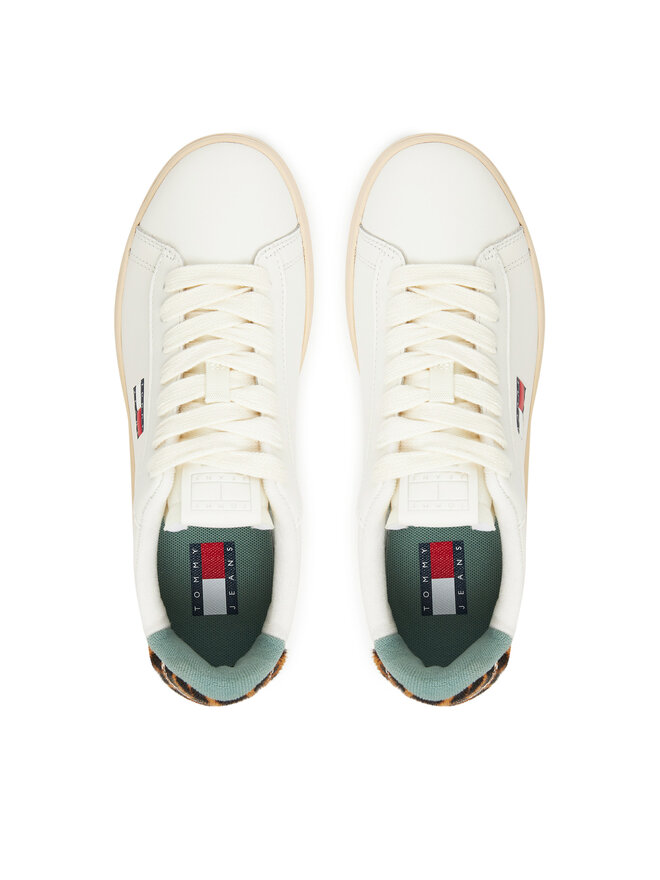 Tommy Jeans Снікерcи Tommy Jeans Archive '98 Leopard EN0EN02909 Білий
