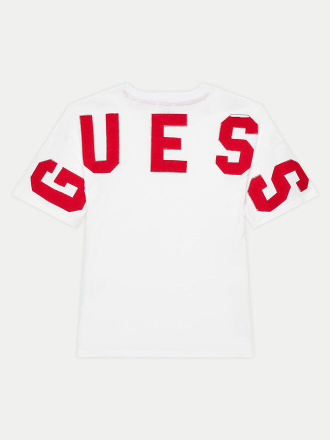 Guess Guess Marškinėliai L4YI08 K8HM4 Balta Oversize