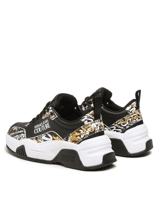 Versace Jeans Couture Снікерcи Versace Jeans Couture 73VA3SF4 Чорний