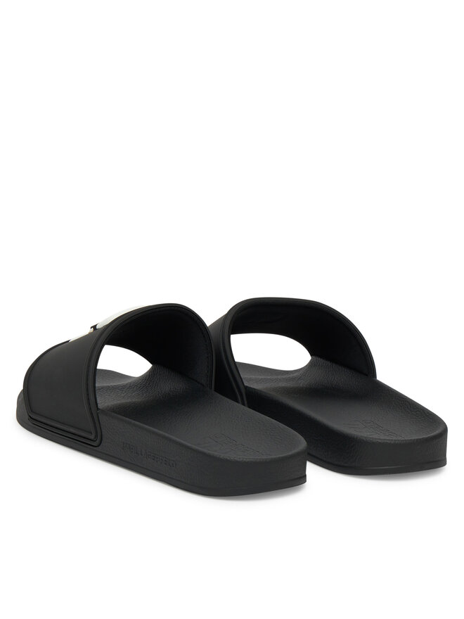 KARL LAGERFELD Şlapi KARL LAGERFELD Kondo KL70005A Negru