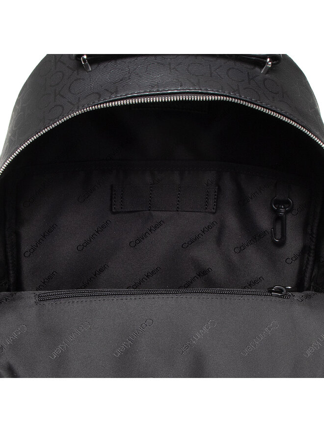 Calvin Klein Rucksack Calvin Klein Minimalism Mono Flap Pckt Bp K50K509277 Schwarz