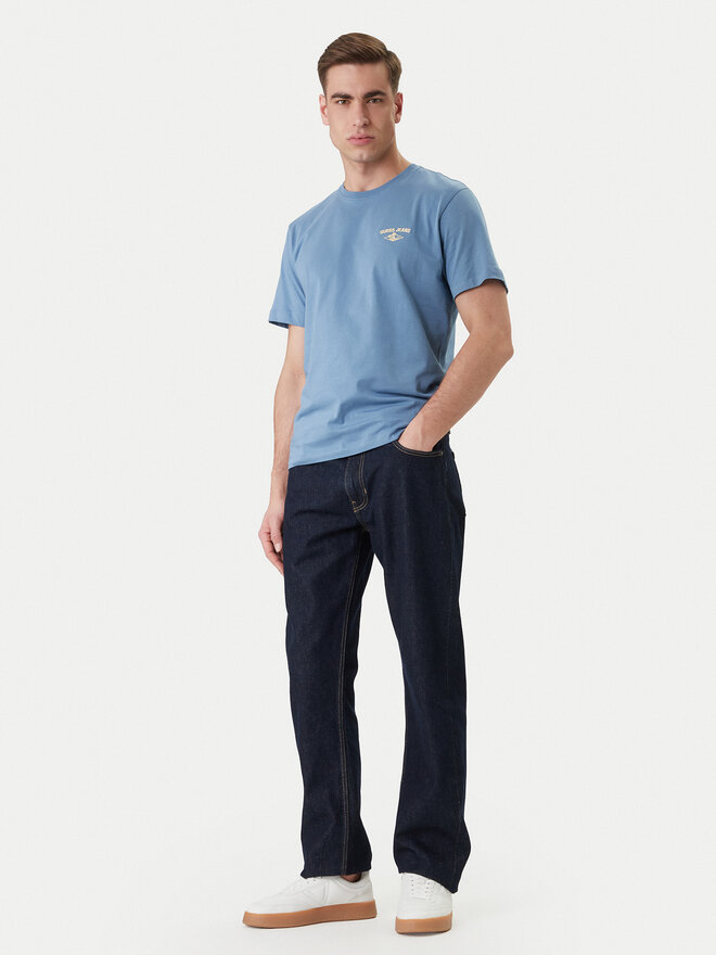 Guess Jeans Guess Jeans T-Shirt M6GIB7 K8HM0 Blau Regular Fit