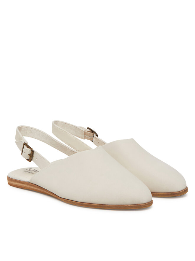 Toms Sandales Toms Jade Slingback 10022014 Écru