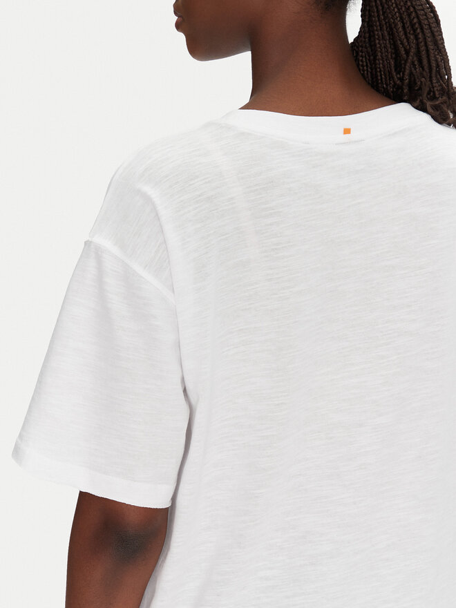 BOSS BOSS Футболка C_Eband_4 50540433 Білий Relaxed Fit