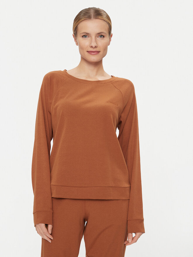 Calvin Klein Underwear Calvin Klein Underwear Pyjama-Bluse 000QS7003E Braun Regular Fit