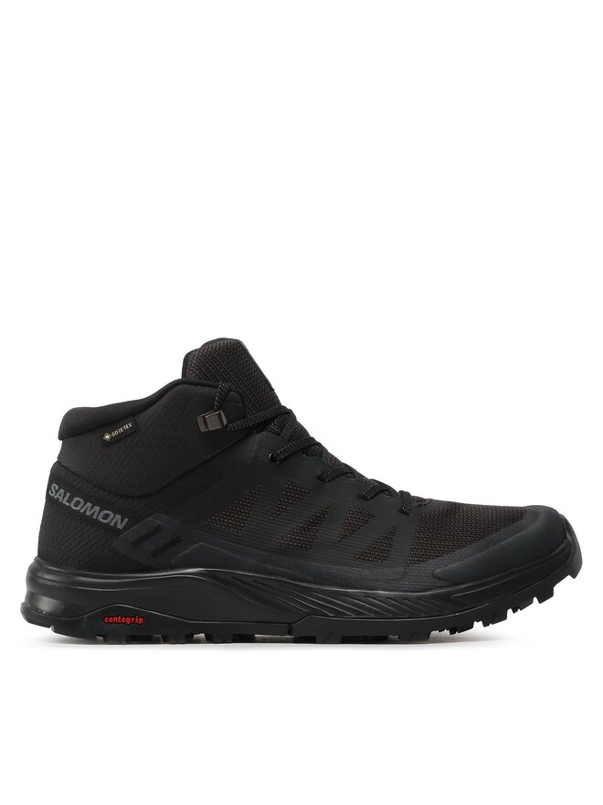Salomon Trekkingi Salomon Outrise Mid Gtx L47143500 Czarny