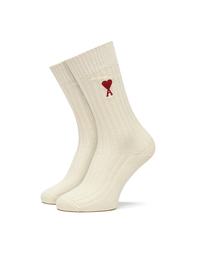 AMI PARIS Skarpety wysokie damskie AMI PARIS BFUSC003.379 Kolorowy
