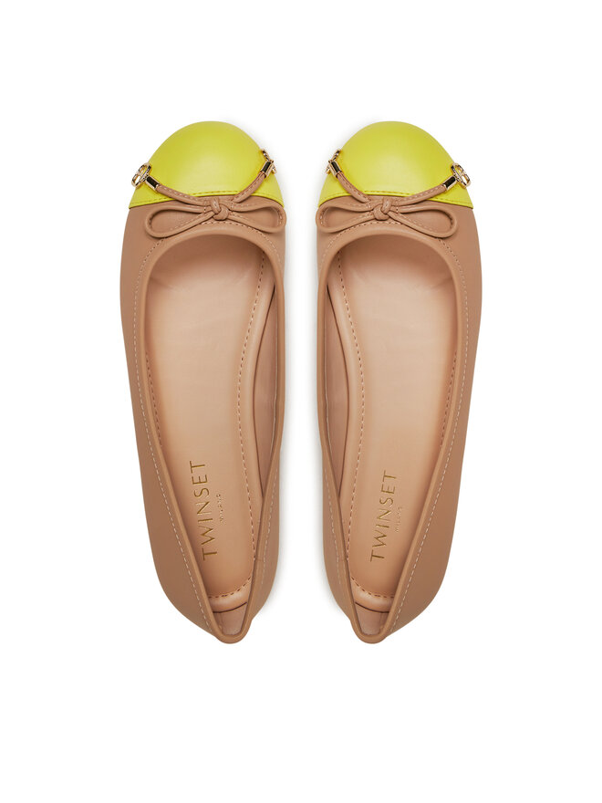 TWINSET Балеринки TWINSET 241TCP110 Бежов