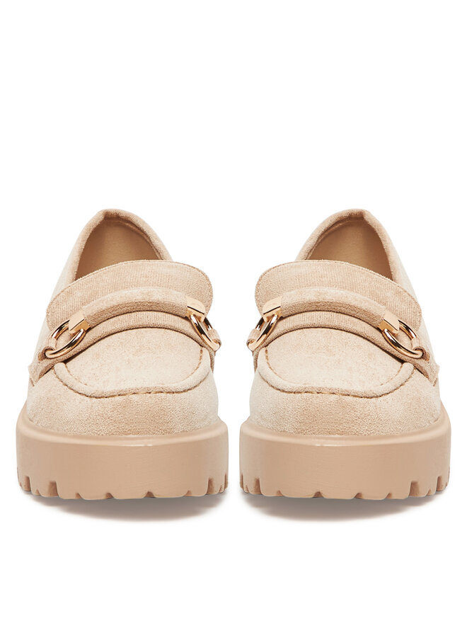 DeeZee Loafersy DeeZee LE601-4 Beżowy