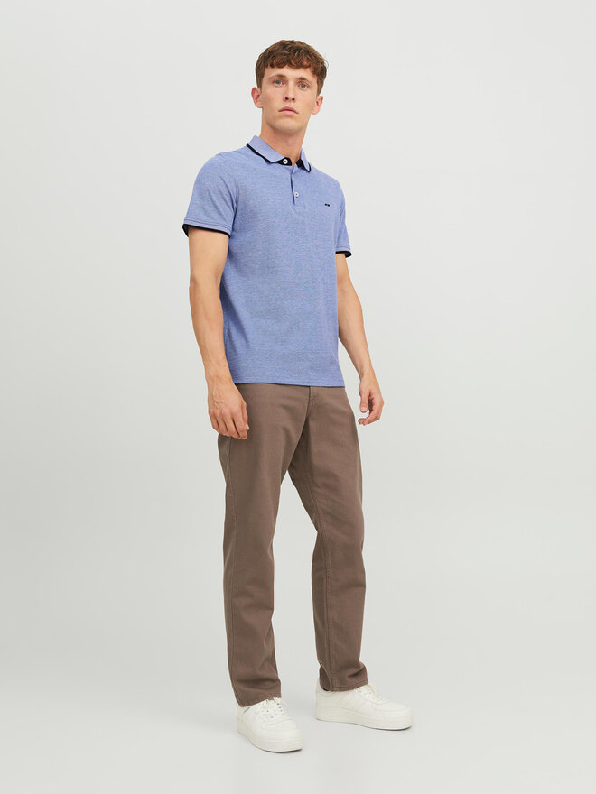 Jack&Jones Jack&Jones Pólóing Paulos 12136668 Kék Slim Fit