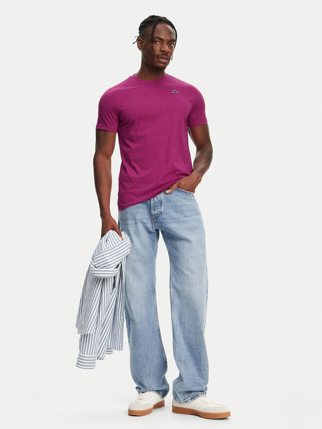 Robe di Kappa Robe di Kappa Camiseta Luc 611187W Violeta Regular Fit