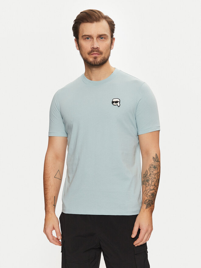 KARL LAGERFELD KARL LAGERFELD T-Shirt 755710 551224 Himmelblau Regular Fit
