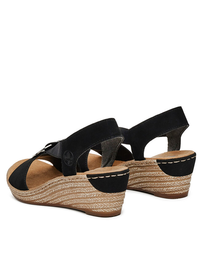 Rieker Sandalen Rieker 624H6-00 Schwarz