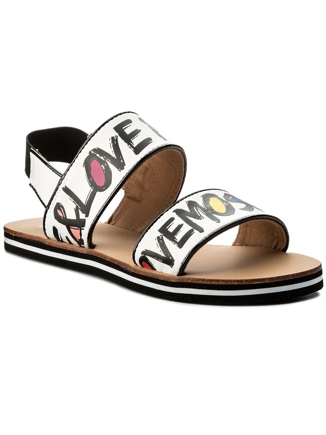 LOVE MOSCHINO Sandale LOVE MOSCHINO JA16352G05JD110E Alb