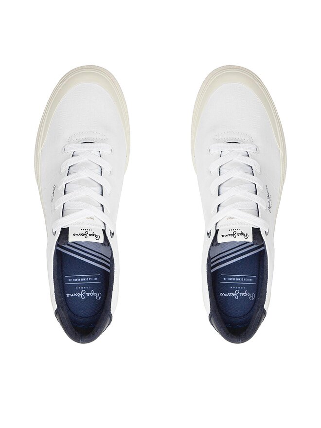 Pepe Jeans Snīkeri Pepe Jeans Kenton Serie M PMS31041 Balts