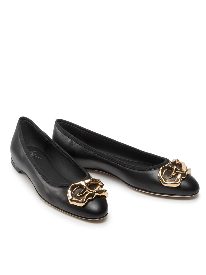 GIUSEPPE ZANOTTI Baleríny GIUSEPPE ZANOTTI E260007 001 Čierna