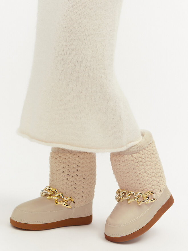 LOVE MOSCHINO Botas de nieve LOVE MOSCHINO JA24322G0LISI120 Beis