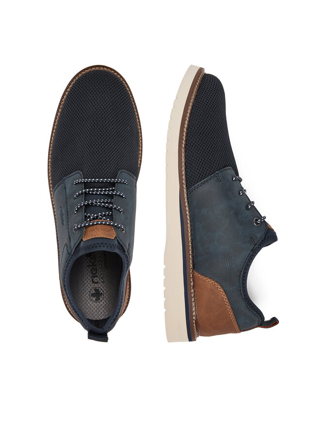 Rieker Sneakersy Rieker 04550-14 Tmavomodrá