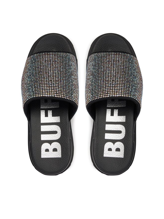 Buffalo Pantoletten Buffalo Aspha Glam 1602211 Schwarz