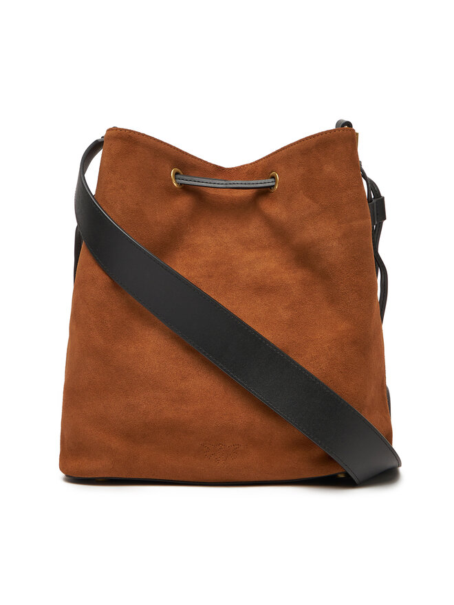 PINKO Handtasche PINKO Secchiello Classic PE 25 PLTT 104305 A2CC Braun