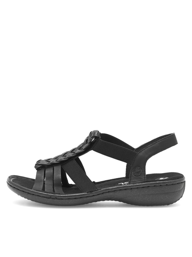 Rieker Sandalen Rieker 60809-00 Schwarz