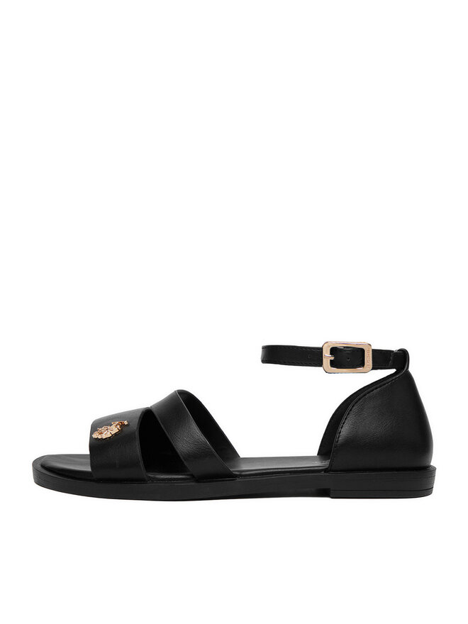 U.S. Polo Assn. Босоніжки U.S. Polo Assn. EO-CASSIE003W/6Y1 Чорний
