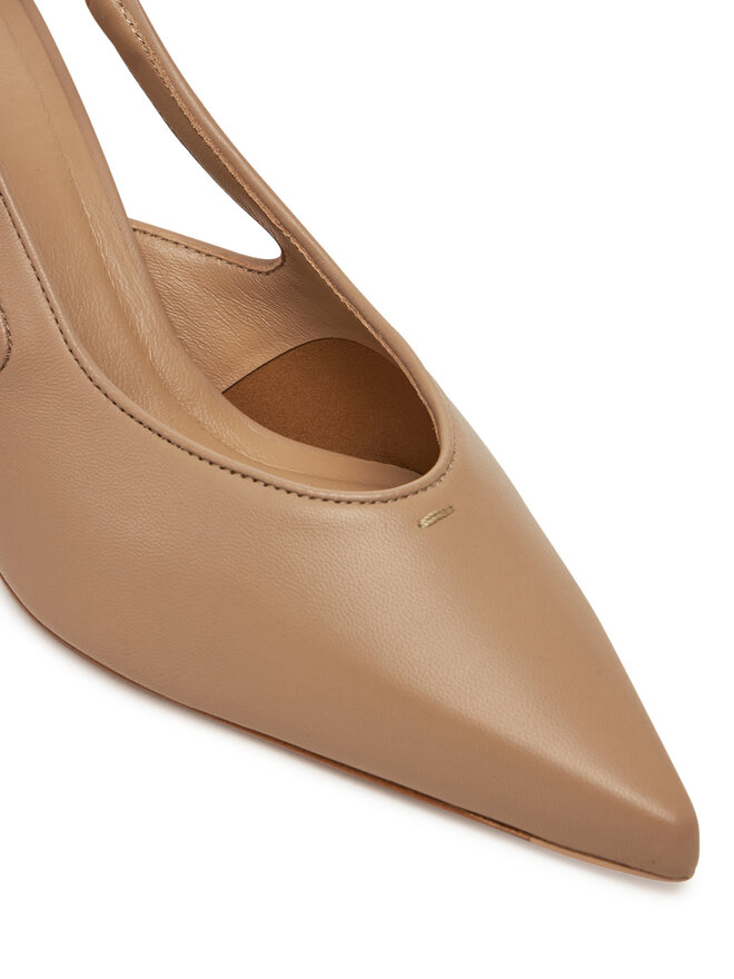 Max Mara Czółenka Max Mara 2514521052600 Brązowy