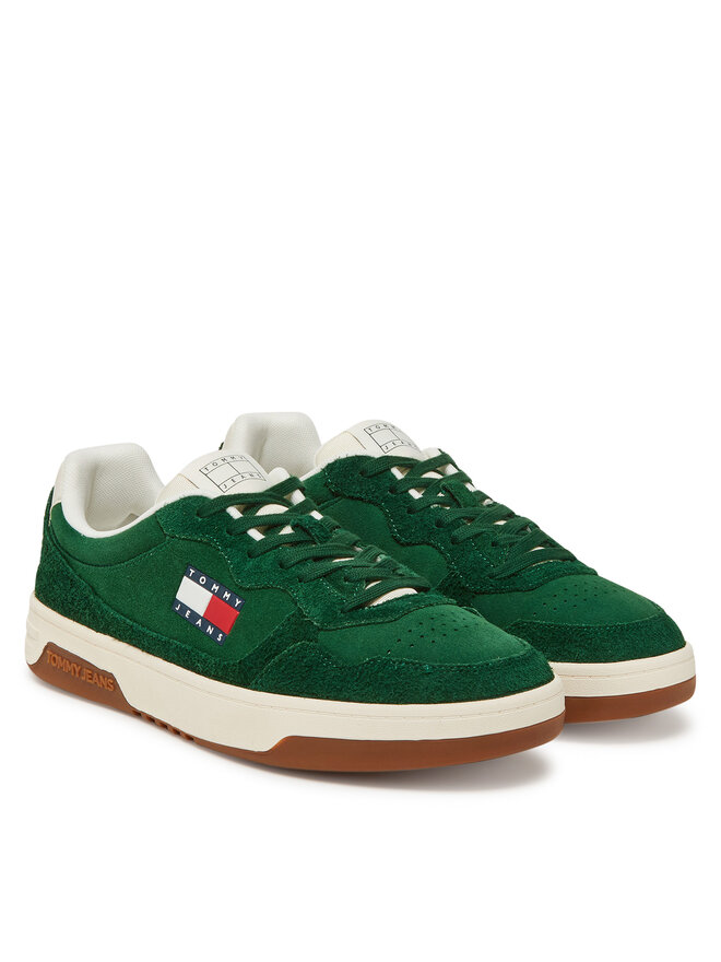 Tommy Jeans Sneakersy Tommy Jeans Tjm Cupsole Suede EM0EM01568 Zielony