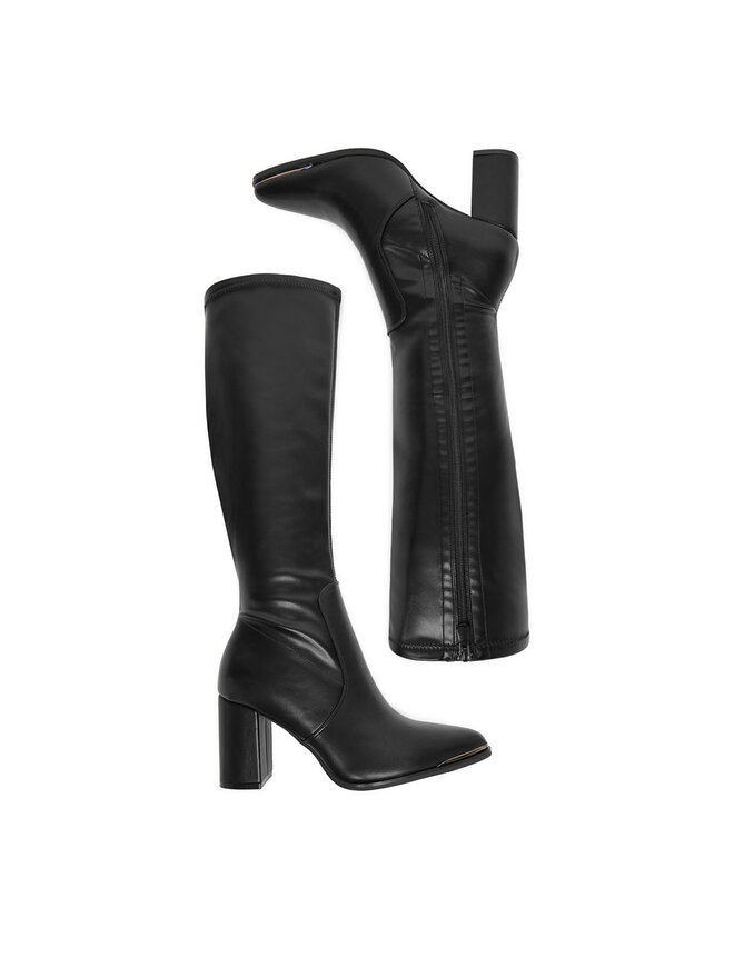 DeeZee Kozačky DeeZee HX22069-21A Černá