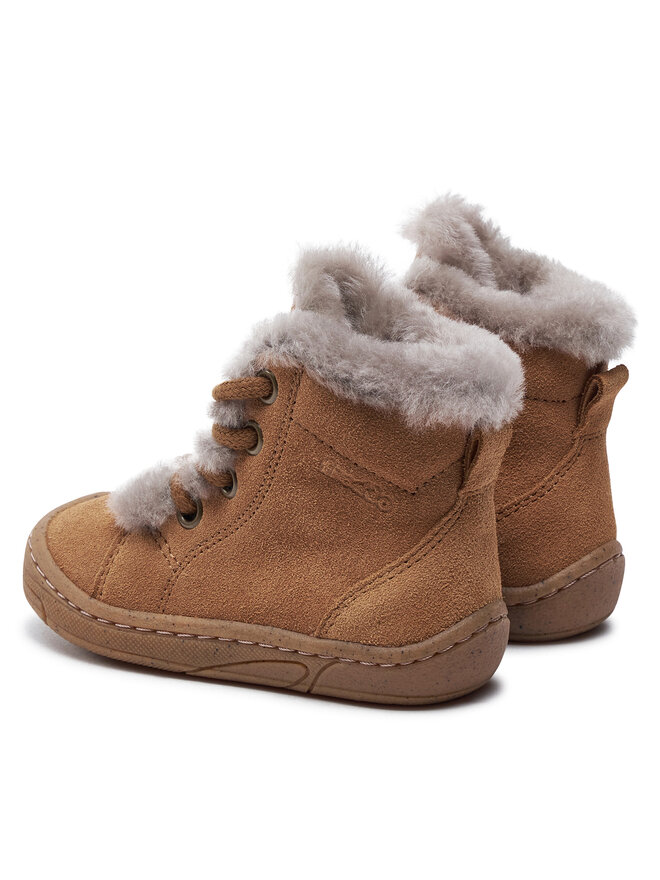 Froddo Gležnjarji Froddo Minni Suede Laces G2110140-2 M Rjava