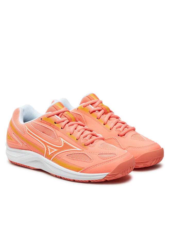 Mizuno Buty do tenisa Mizuno Break Shot 4 Ac 61GA232656 Pomarańczowy