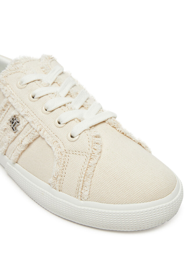 LAUREN RALPH LAUREN Sneakersy LAUREN RALPH LAUREN Janson Fray 802967040001 Écru