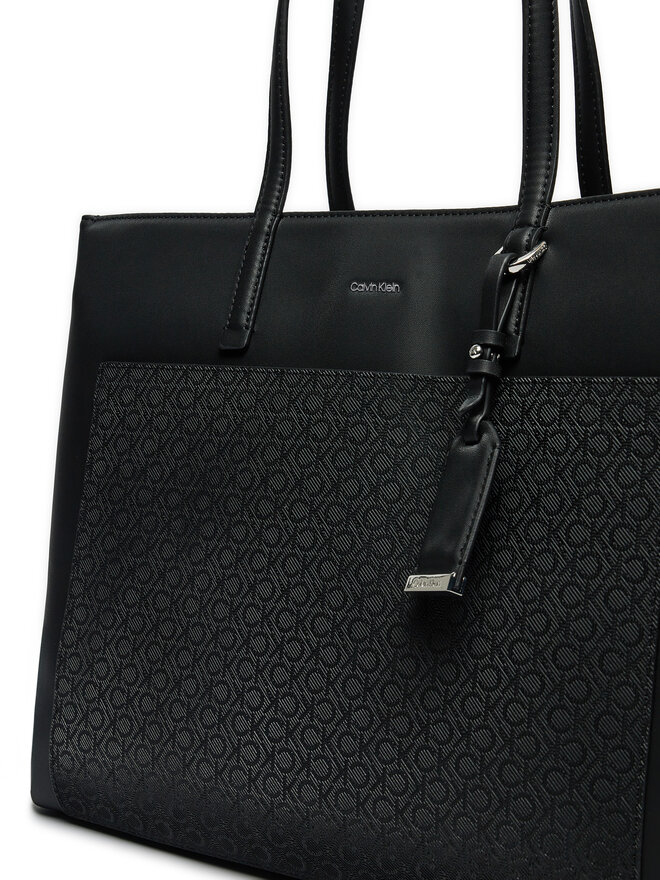Calvin Klein Borsetta Calvin Klein Ck Must Medium Shopper_Mono K60K612774 Nero