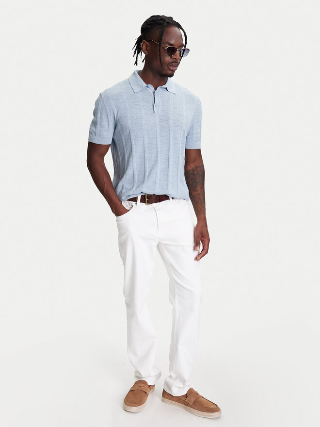 United Colors Of Benetton United Colors Of Benetton Pólóing 115GK301G Kék Regular Fit