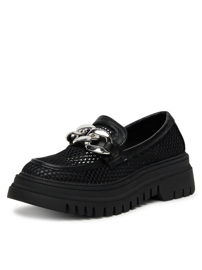 DeeZee Loafersy DeeZee 60062D-2 Černá