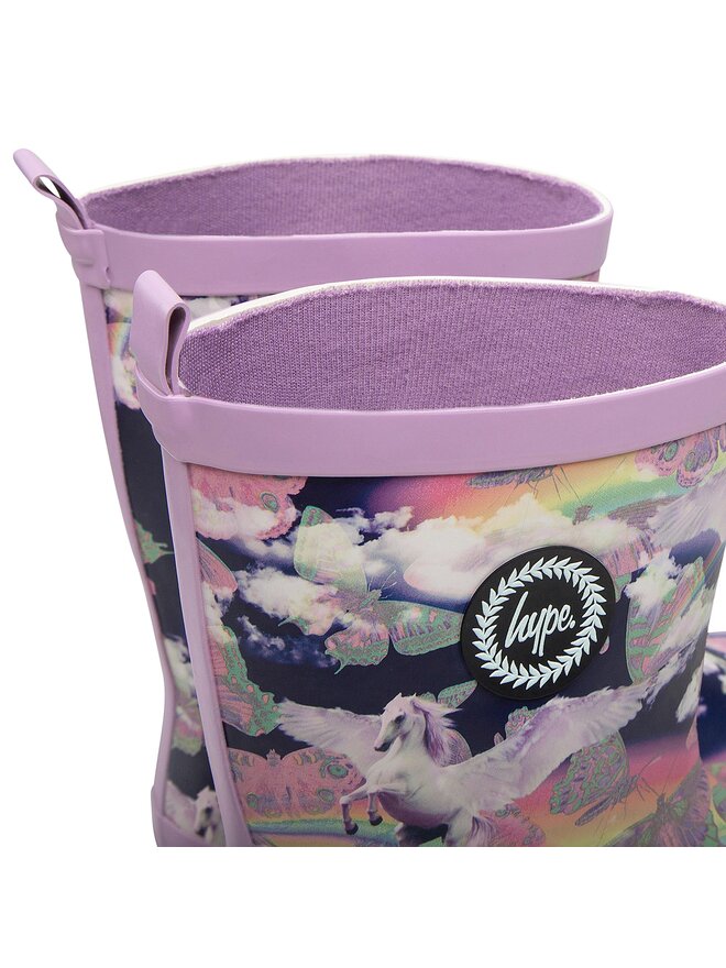 HYPE Kalosze HYPE YVLR-730 Fioletowy