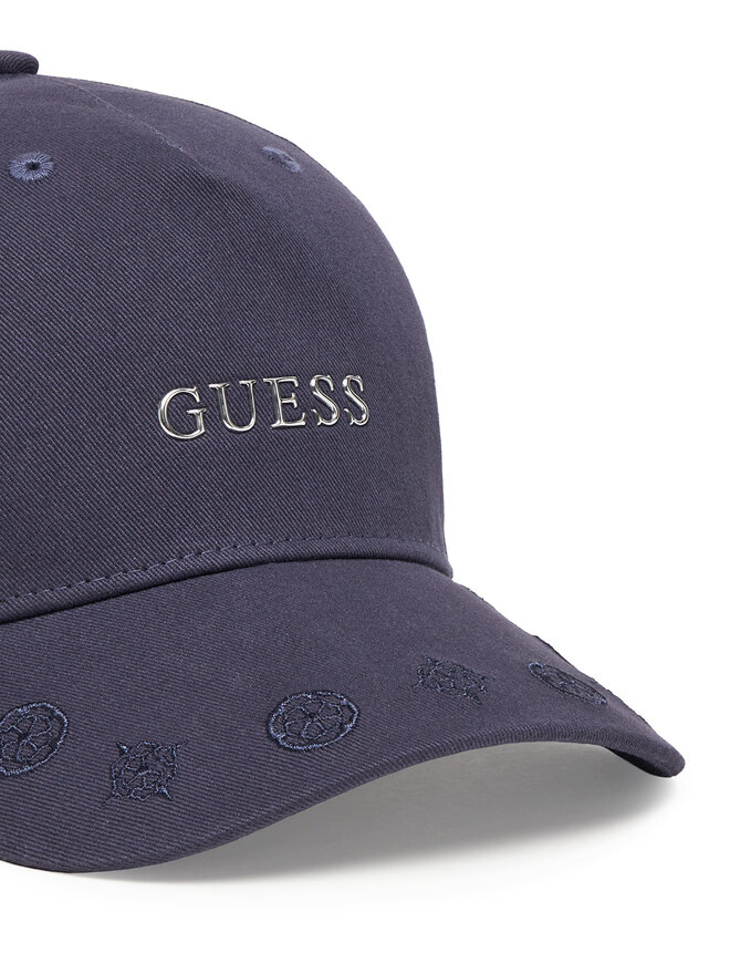 Guess Czapka z daszkiem Guess V5YZ01 WFKN0 Granatowy