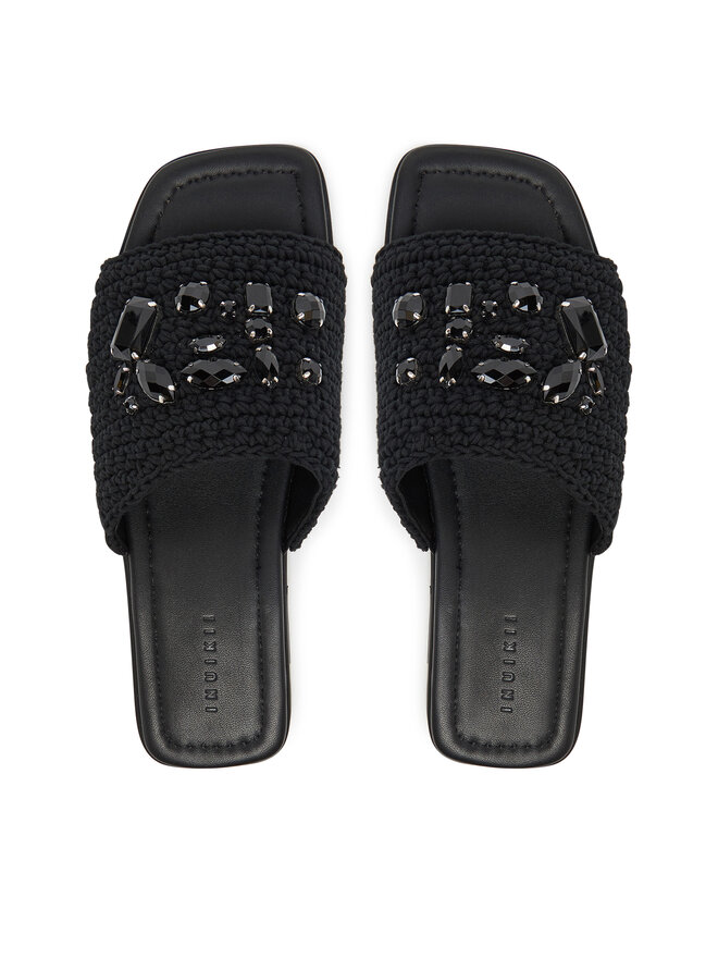 Inuikii Šľapky Inuikii Classic Suede Velcro 70104-367 Čierna