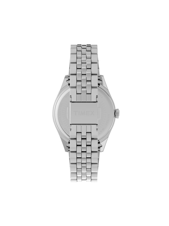 Timex Zegarek Timex Legacy Day and Date Tiffany TW2V68400 Srebrny