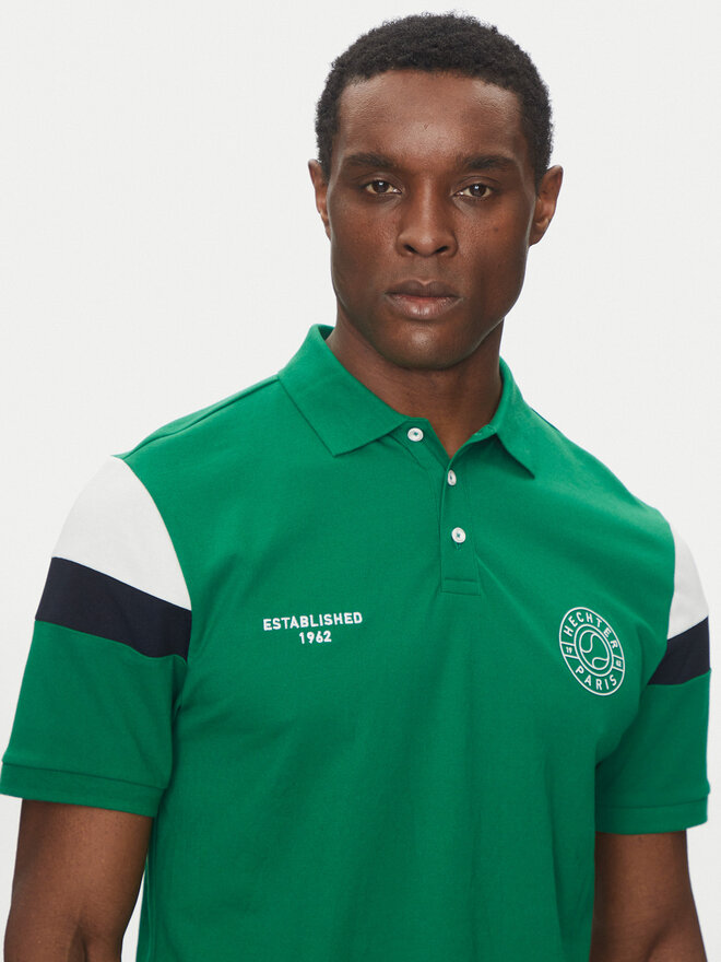 Hechter Paris Hechter Paris Poloshirt Pique X-Tech 74026 151929 Grün Regular Fit