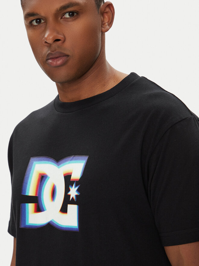 DC DC Marškinėliai ADYZT05444 KVJ0 Juoda Regular Fit