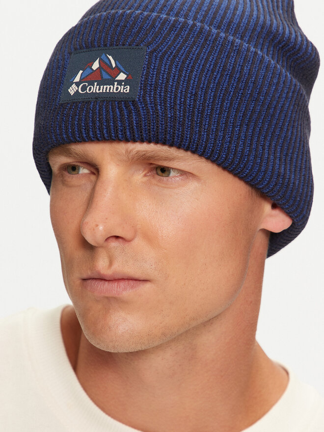 Columbia Шапка Columbia Provisions Cuffed Beanie 2092601 Син