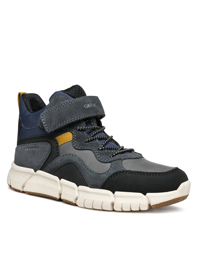 Geox Schnürschuhe Geox J Flexyper Boy B Abx J269XA 0ME22 C0739 M Grau