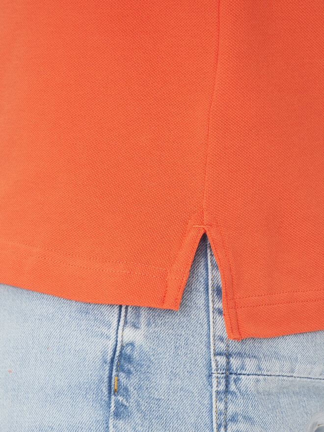 Tommy Hilfiger Tommy Hilfiger Pólóing 1985 MW0MW17771 Narancssárga Slim Fit