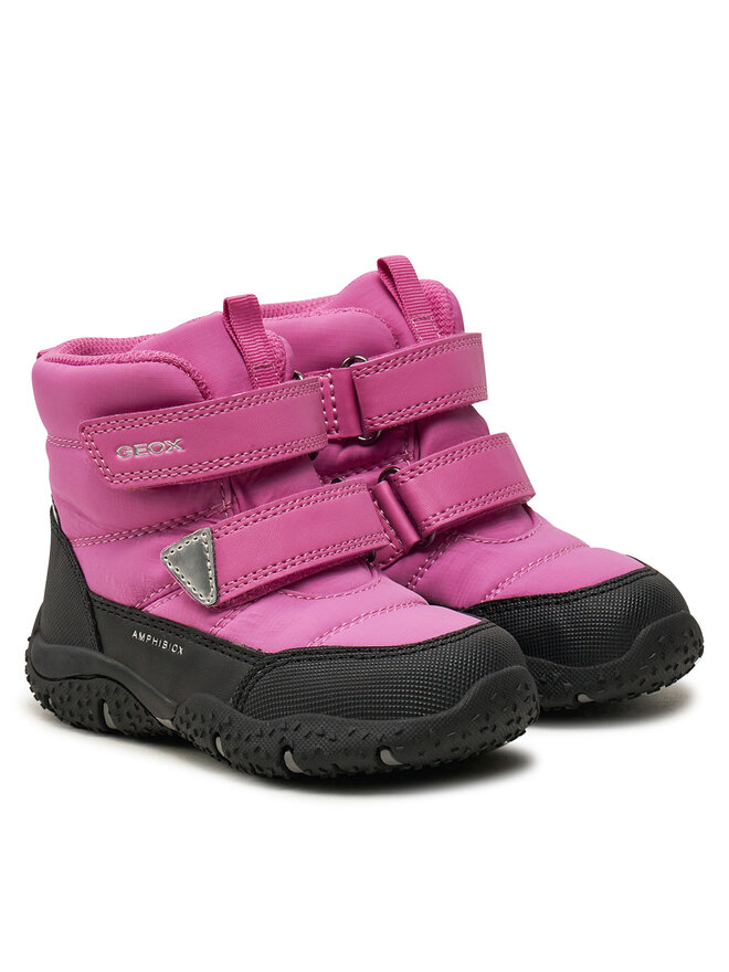 Geox Škornji za sneg Geox B Baltic Girl B Abx B4654B 0FU50 C8062 S Roza