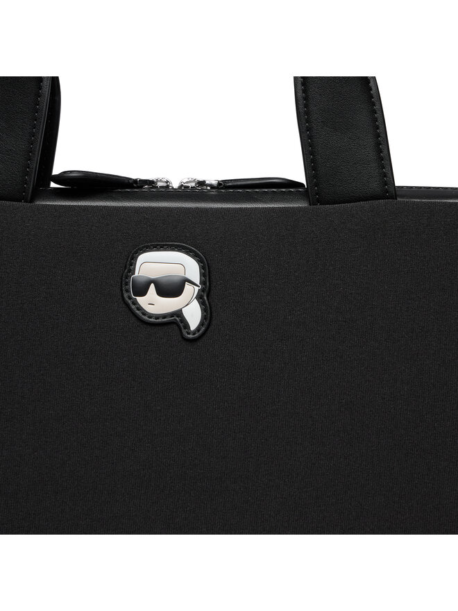 KARL LAGERFELD Taška na laptop KARL LAGERFELD 235W3262 Čierna